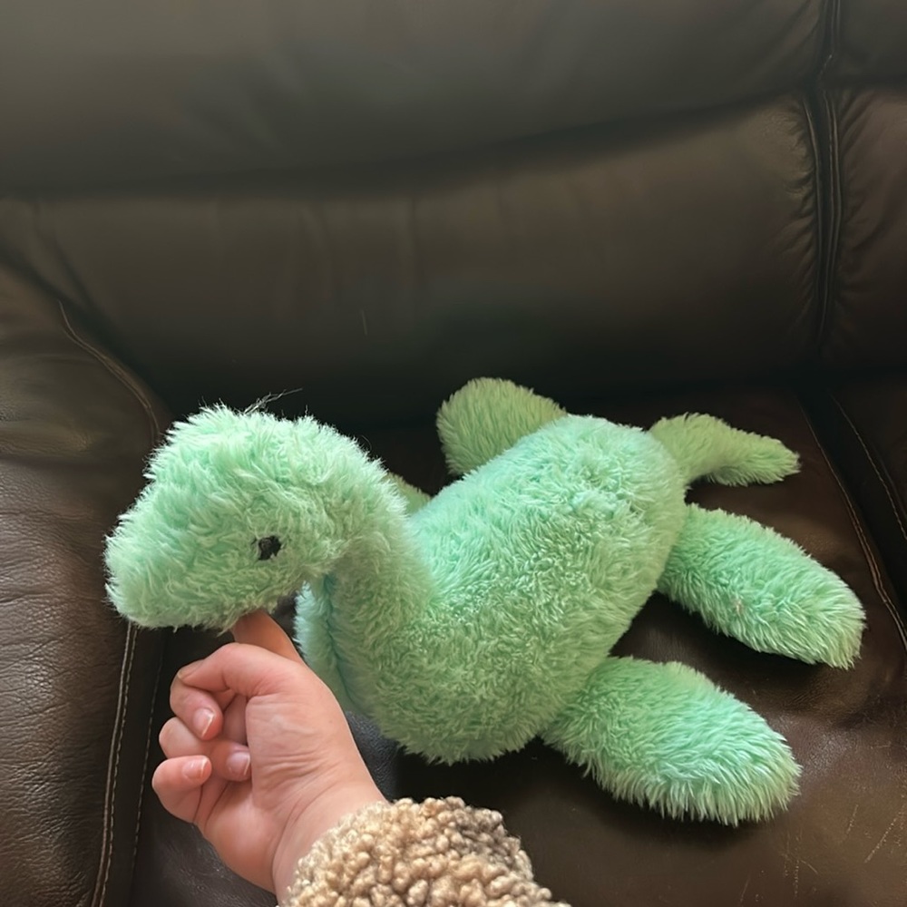 Green Loch Ness Monster Glitter Tummy